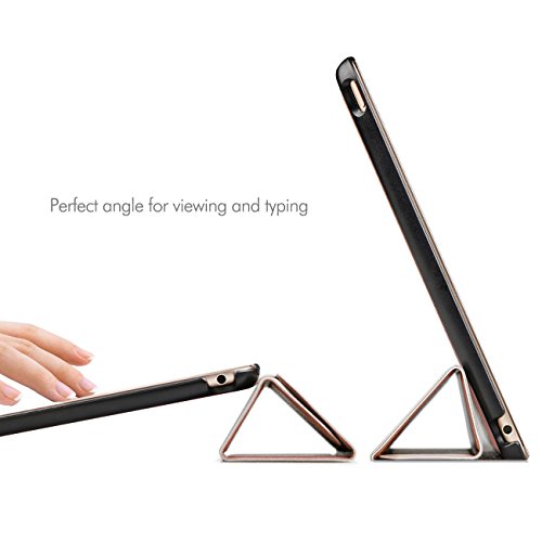 Inateck iPad Air 2 Hülle – Ultra Slim Ledertasche Smart Cover mit Magnetischer Auto Sleep Wake-up Funktion für iPad Air 2/ iPad 6. Generation, Braun - 5