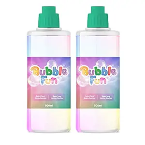 LUCID...We Build Relations Bubble Making Liquid Solution for Automatic and Manual Bubble Gun (1 Litre)