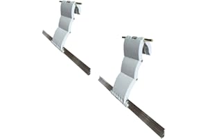 FIXED ABODE X2 Roller Door auto Lock Locking Straps Brackets. Fits 77mm slats and 55mm slats