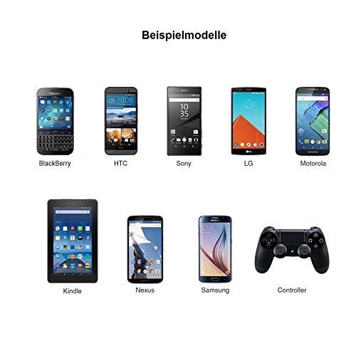 Aufladekabel für Android mit magnetischen 1M Mikro USB-Kabel Sync / Schnellladekabel – LED-Anzeigelampe für Smartphones Samsung, Xiaomi, HTC, Motorola, Nokia, Huawei, Lenovo, LG, Microsoft, Sony, Blackberry, Honor – Magnet-Klick-Verfahren - 6