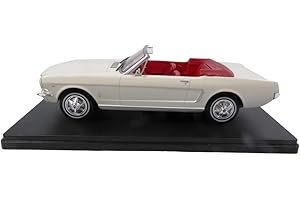 OPO 10 - Coche en Miniatura reproducido en Escala 1/24 Compatible con Ford Mustang descapotable 1965 - M002