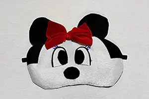 JUZZII Velvet Super Soft & Smooth Sleep Mask Eye Shades for Men Women Girls Boys Kids - Sleep Eye Shades Model No.12