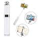 Produktbild Lippenstift Selfie Stick (ideal Geschenke) Pocket Größe Lippenstift Design, lindacase Fancy Verlängerbarer Selfie Stick Einbeinstativ, eingebautem Bluetooth Fernbedienung, Glossy Finish für iPhone, Android Handys, Windows Handys