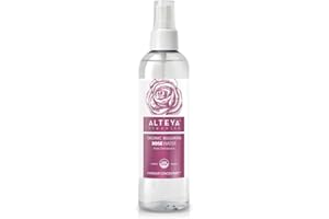 ALTEYA ORGANICS Alteya Organic Eau de rose bulgare 250m Spray - Certifiée 100% organique USDA, Pure, naturelle, bio et authentique Eau florale