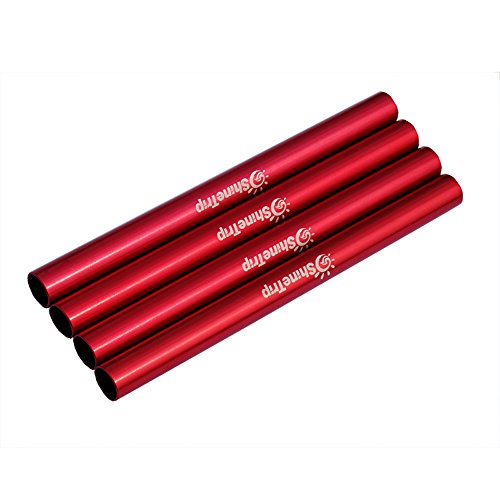 4PCS Alu Alloy Φ9mm*130mm Spare Repaired Tube for 7.9mm/8.5mm DIA Tent Pole