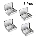 Produktbild Healifty Metallbox Mini Leere Aufbewahrungsbox Geschenk Container für Tee Süßigkeiten 6 Stück (Silber)
