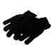 1 Pair Shower Exfoliating Wash Skin Spa Bath Gloves Massage Clean Hygiene Gloves - Black