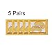 Produktbild 5 Paare/satz Natürliches Gold Kristallkollagen Frauen Augenpflege Augenmasken Feuchtigkeitsspendende Anti-falten Entfernen Schwarze Augenpflaster