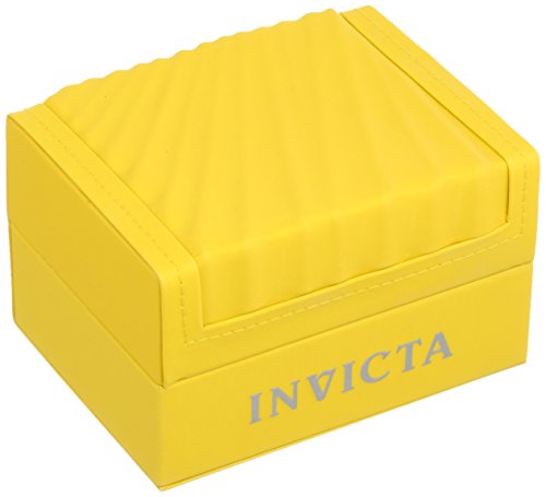 Invicta Men's 54mm Black Polyurethane Band Steel Case Flame-Fusion Crystal Swiss Quartz Watch 0361