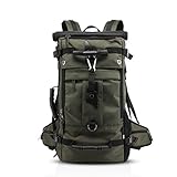Gran Capacidad - Tamaño 12.6 "* 7.9" * 21.6 "/ 32 * 20* 55cm, capacidad de 40L. Ideal para viaje, fin de semana y deporte outdoor tales como senderismo, camping, trekking, ciclismo y montañismo.