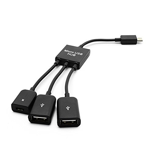 Outstanding® 3 in 1 Micro USB 2.0 Host OTG Hub Adapter Kabel für Samsung