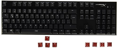 HyperX Alloy FPS - Teclado mecánico Gaming Cherry Blue, Tipo QWERTY latinoamericano