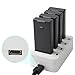 Produktbild Wokee Ladestation für DJI Tello Drone,4 in1 Multi Batterieladegerät Hub Intelligente Schnellladung,Pro Platinum Battery,Klein und Leicht zu Tragen,Akkuladestation Hub