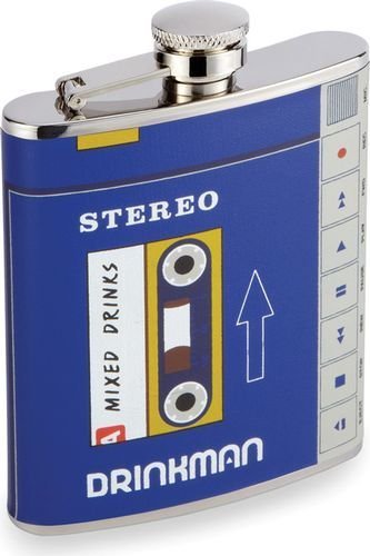 Preisvergleich Produktbild Retro Walkman 7 Oz Drinking Flask by Wild Eye