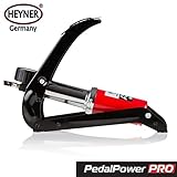 Premium HEYNER Pedalpower Pro foot air pump with gauge 7 BAR 100PSI