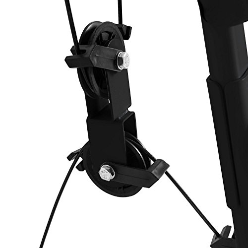 Klarfit Ultimate Gym 5000 Heimtrainer Trainingsstation (Multifunktionale Fitnessstation für über 50 Übungen, inkl. Gewichte) schwarz oder weiß - 7