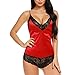 Produktbild ABsoar Lingeries Damen Dessous Sexy Dessous Frauen Versuchung Tiefer V Ausschnitt Spitze Erotik Lingerie Erotik Bodystocking Ouvert Sexy Negligee