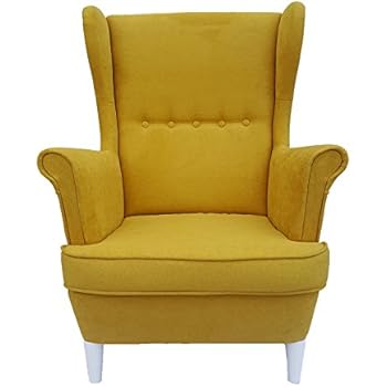 Ohrensessel Fernsehsessel mit Knöpfen Relaxsessel Polstersessel für