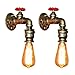 Produktbild YHSGD Retro Wandleuchten LED Wasserrohr Schmiedeeisen Industrielle Innenleuchte für Balkon Korridor Bar Beleuchtung