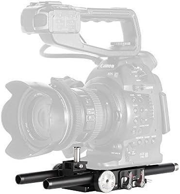 JTZDP30 15 mm Pole Holder Base Plate for Canon EOS C100 C300 C500 Mark II Camera Cinecamera with JTZlink