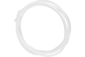 Baverta PTFE Tubazione Tube1.5/2 M Tubo Bowden in Teflon Bianco per Filamento 1,75 (2,0 mm ID/4,0 OD) stampanti 3D (2 m)
