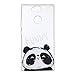 Produktbild Shinyzone Bunt Transparent Hülle für Sony Xperia XA2,Kreativ Lustiger Panda Muster Ultra Flexibel TPU Dauerhaft Schutzhülle für Sony Xperia XA2