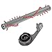 Produktbild spares2go Bürstenrolle/Pinsel Bar Roller + Endkappe für Dyson DC24 DC24i Staubsauger