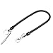 Produktbild Vivian Karabinerverschluss schwarz Spring dehnbar Spiralkabel Strap Schlüsselanhänger Rope
