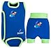SwimBest Baby Wetsuit & Swim Nappy Set Blue/Green - 12-24 months & 11-13 kgs (12-18 months)