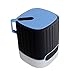 Produktbild Foroner Mini Portable Haken IPX5 wasserdichte LED-Lampe Stereo Heavy Lautsprecher (Hellblau)