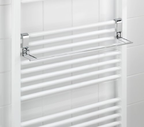 WENKO 20401100 Handtuchstange für Handtuchheizkörper Smart, Stahl, 49 x 9.5 x 11.5 cm, Chrom - 2