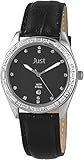 Just Watches Damen-Armbanduhr Analog Quarz Leder 48-S8262A-BK