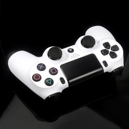 PS4 Oberschale für Dualshock 4 Controller – Soft Touch weiß - 2