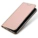 Produktbild Motorola Moto X4 Hülle,Ultra Slim, Magnetverschluss,PU-Leder Brieftasche Case Stand Cover,TPU Bumper-Leder Flip Cover Brieftasche,mit Halterung Funktion für Motorola Moto X4 (Roségold)