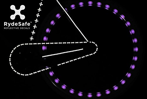 RydeSafe Hexagon Kit Small (schwarz) – Reflektierende Aufkleber fürs Fahrrad - 5