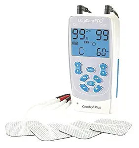 UltraCare PRO Combo3 Plus-TENS, EMS & IFT Multi-Stimulator Electronic Pulse Massager for pain relief and muscle strengthening