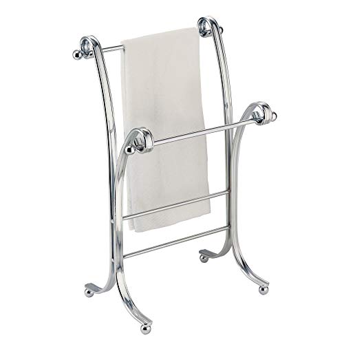 InterDesign - York Lyra - Toallero de pie - Cromo