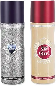 OSR BOY and Girl Deodorant Combo Deodorant Spray - For Men & Women (400 ml, Pack of 2)