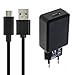 Produktbild subtel® Qualitäts Ladekabel - 1m (3A) für Maze Alpha 6GB / Alpha 4GB / Comet (5V / USB C) Ladegerät Netzteil Charger schwarz