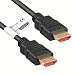 Produktbild mumbi 22405 HDMI-High Speed Kabel mit Ethernet mit 4K / 3D Unterstützung bei 24Hz mit Verriegelung, 2.00m, schwarz