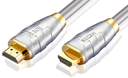 HDMI Kabel High Speed 2.0a / 2.0b Ultra HD 4k 60Hz neuster Standard HDMI 2.0 Ultra HD Full HD 1080p 2160p 3D ARC CEC HDCP HDR 3-fach geschirmt hohe Bandbreite mit bis zu 27 Gbit/s – 2m IBRA ADVANCED - 8