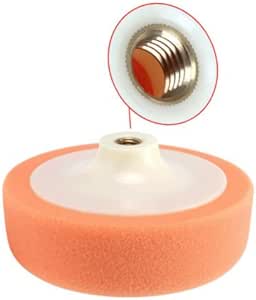 Zfe 6 150mm Polishing Sponge Mop Buffing Pad Wheel Thread Screw M14 Car Machine Polisher Amazon Co Uk Diy Tools