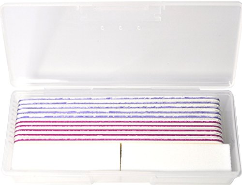 KM-Nails Feilen Box Set weiß befüllt mit Buffer und Feilen