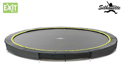 Preisvergleich Produktbild EXIT Silhouette Bodentrampolin ø427cm - schwarz