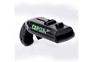 KEENWO Premium Beer Mat, Cap Gun Pistol Shooter, Bottle Opener - Bazooka Capgun Beer Opener, Funny Beer Mats, Shooting with Friends, Toy Gadget