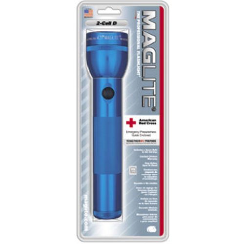 Mag-Lite S2D116 2D-Cell Stab-Taschenlampe 25 cm blau für 2 Mono-Batterien