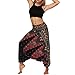 Produktbild Damen Männer Pumphose Pluderhose Leichte Haremshose Baggy Boho Drucken Freizeithose Aladinhose Hose Laterne Lose Yogahosen by WWricotta