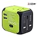 Produktbild H&Y Universal Travel Adapter Elektro-Stecker und Steckdosen-Konverter US/AU/UK/EU mit Dual USB-Lade 2.4A LED-Betriebsanzeige