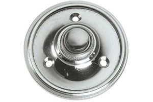 ORIGINALFORGERY Polished Chrome Round Victorian style Door Bell Push / Switch (PC39)