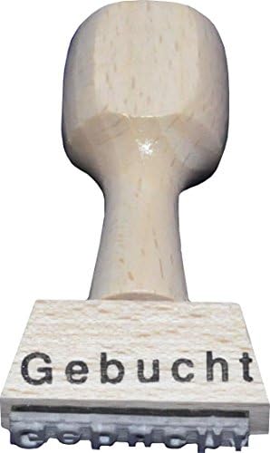 Wood Stamp, Text Stamp "POSTED", 3.3 cm X 0.7 cm